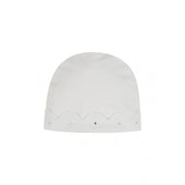 Everything Must Change (EMC) Baby Girl White Rhinestone Cotton Hat
